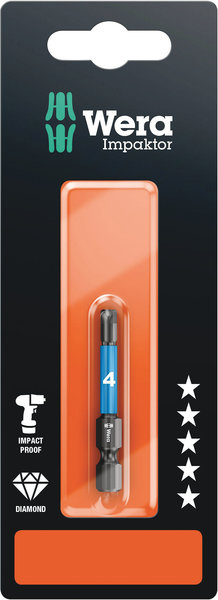 Blister 1 embout IMPAKTOR HX1/4   HC 4mm L50