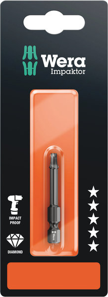 Blister 1 embout diamanté+IMPAKTOR HX1/4   SQ3 ca