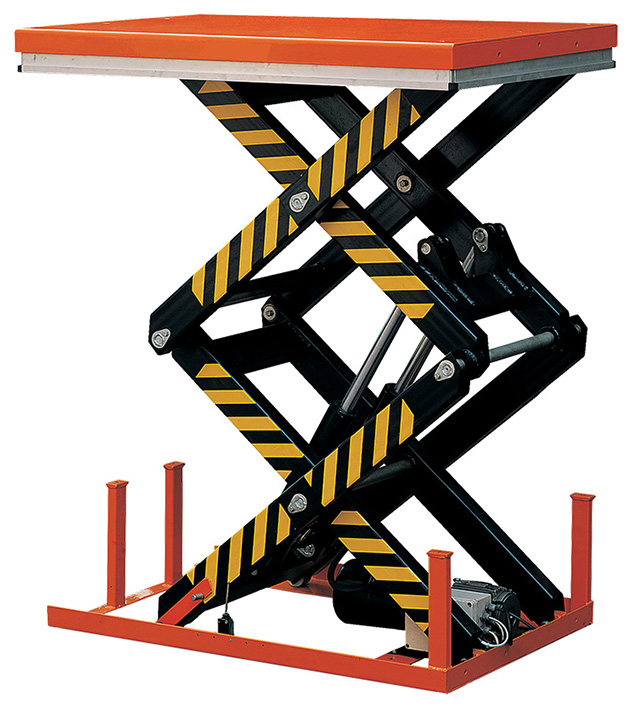 Table élévatrice électrique double ciseaux 1000 kg