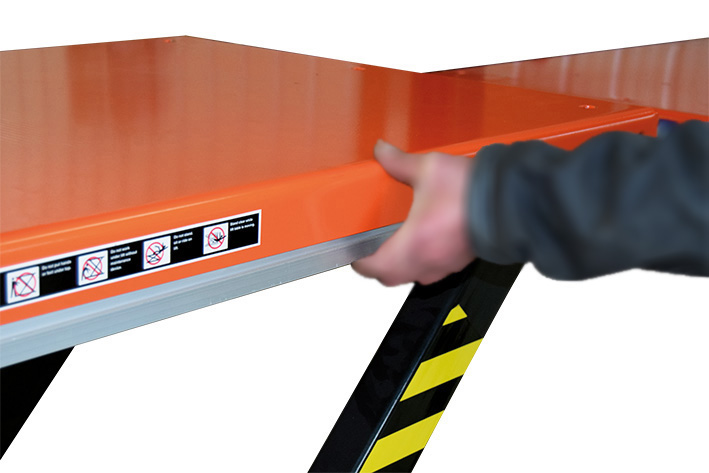 Table élévatrice électrique double ciseaux 4000 kg
