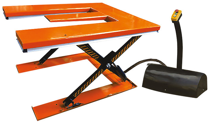 Table élévatrice électrique plateau en E 1000 kg