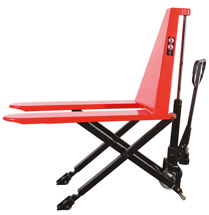 Transpalette manuel haute levée 1000 kg largeur 54