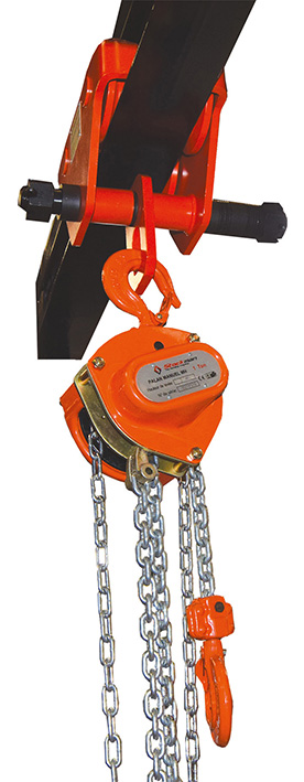 Chariot porte palan manuel 2000 kg