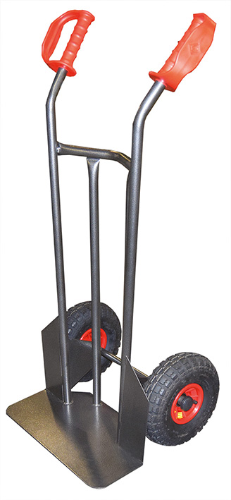 Diable acier bavette fixe 250 kg roues gonflables 