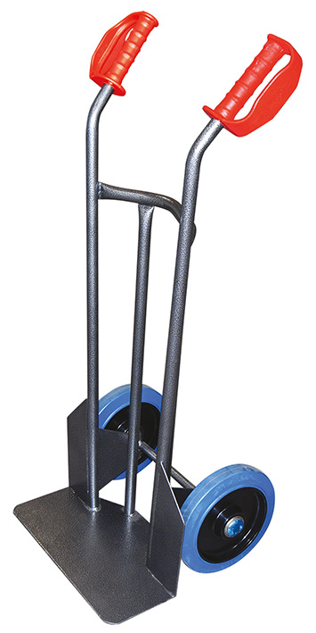 Diable acier bavette fixe 250 kg roues premium cao