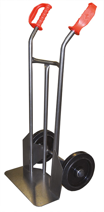 Diable acier bavette fixe 250 kg roues premium cao