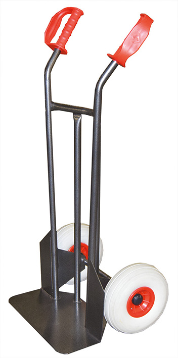 Diable acier bavette fixe 250 kg roues premium cao