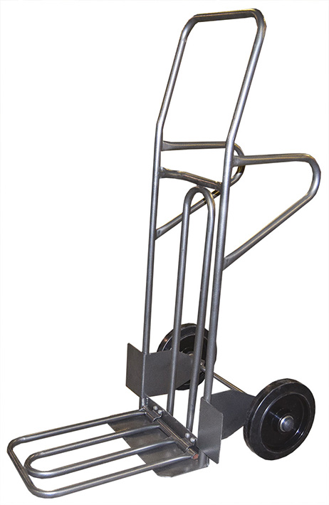 Diable acier polyvalent 250 kg roues premium caout