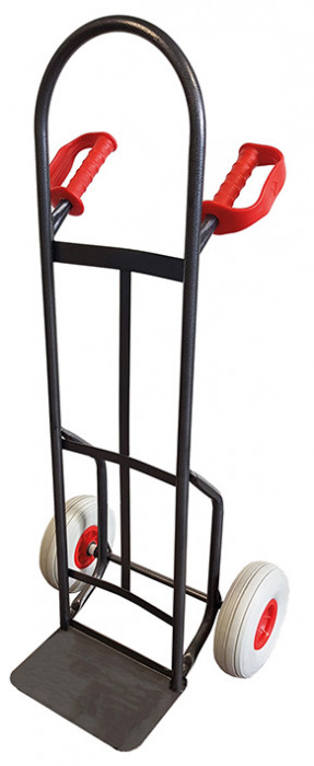 Diable acier bavette fixe 300 kg roues premium inc