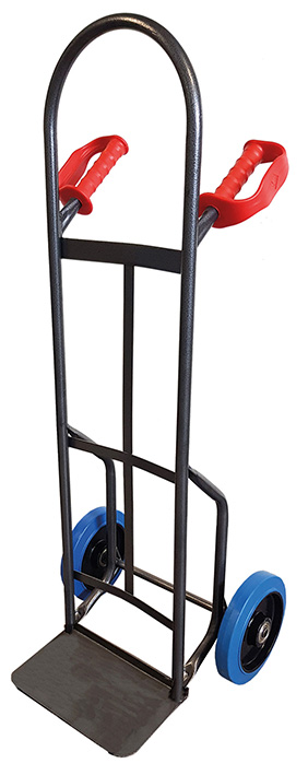 Diable acier bavette fixe 300 kg roues premium cao