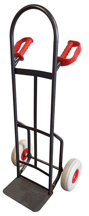 Diable acier bavette fixe 300 kg roues premium cao