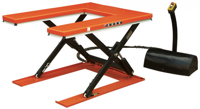 Table élévatrice électrique plateau en U 1000 kg