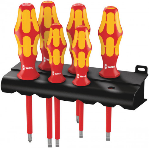 Jeu de tournevis Kraftform Plus Série 100 + Rack