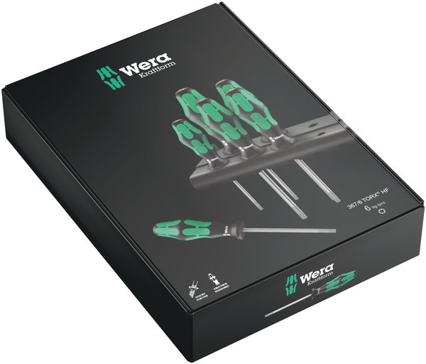 Ens de 6 tournevis Kraftform  TORX HF avec fonctio
