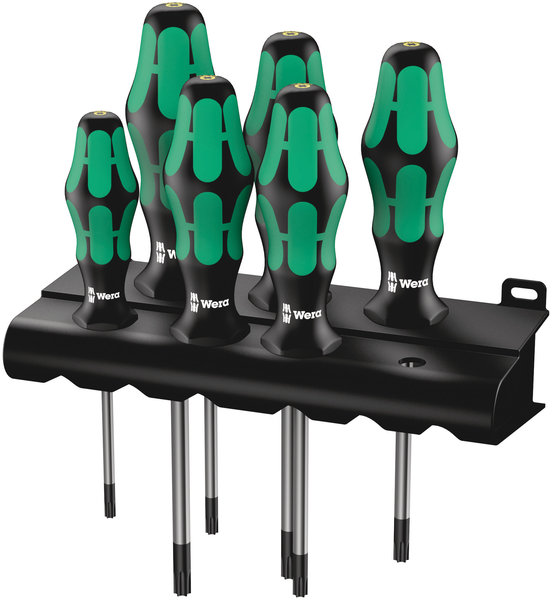 Ens de 6 tournevis Kraftform TORX HF avec fonctio