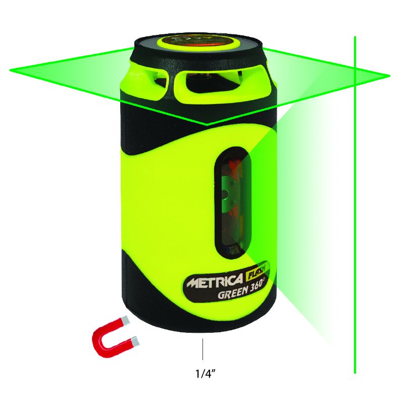 Laser 360° FLASH GREEN METRICA