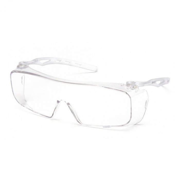 Sur lunettes de protection diélectrique incolore