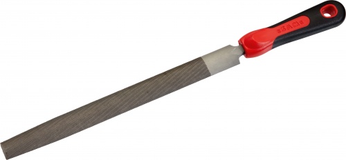 Lime demi ronde mi-douce (fine) 250mm avec manche 