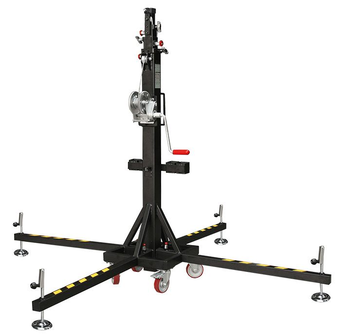 Elévateur lève-charge manuel 150 kg hauteur 4500 m