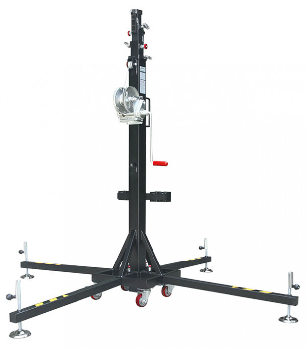 Elévateur lève-charge manuel 180 kg hauteur 5400 m