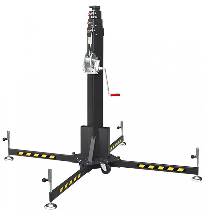 Elévateur lève-charge manuel 250 kg hauteur 5200 m
