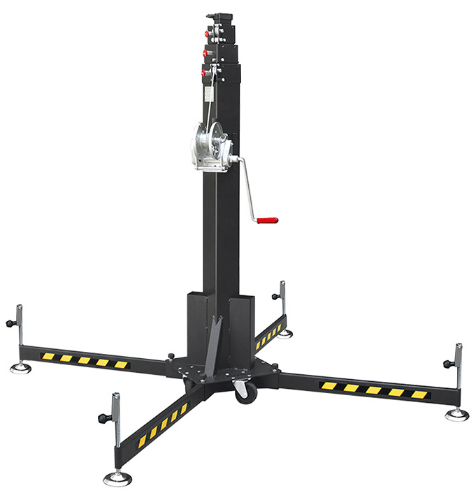 Elévateur lève-charge manuel 250 kg hauteur 5200 m