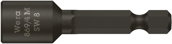 Douille queue HXmale1/4-Magnetique CHOC 8mm (869/4