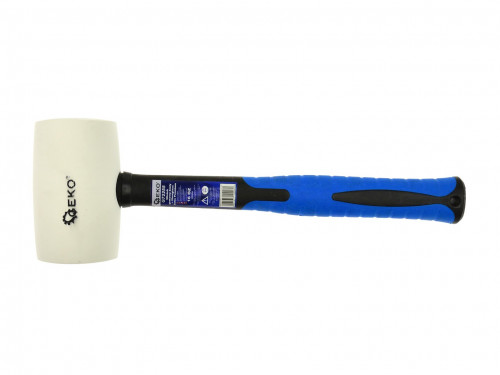 Maillet caoutchouc blanc + fibre de verre 600g 