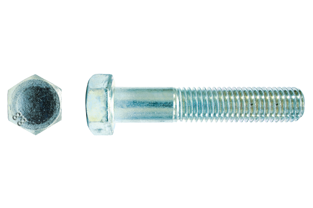 Vis métaux Tête H 14x090 acier zingué Filetage 