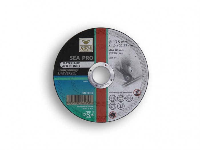 Disque à tronçonner/ébarder plat Coupe Tout ˜1