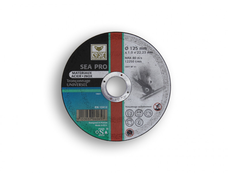 Disque à tronçonner/ébarder plat Coupe Tout ˜1
