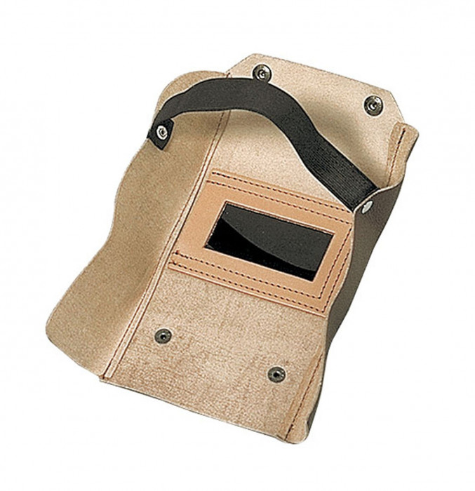 Masque de soudage portefeuille en Cuir Noir SASSI