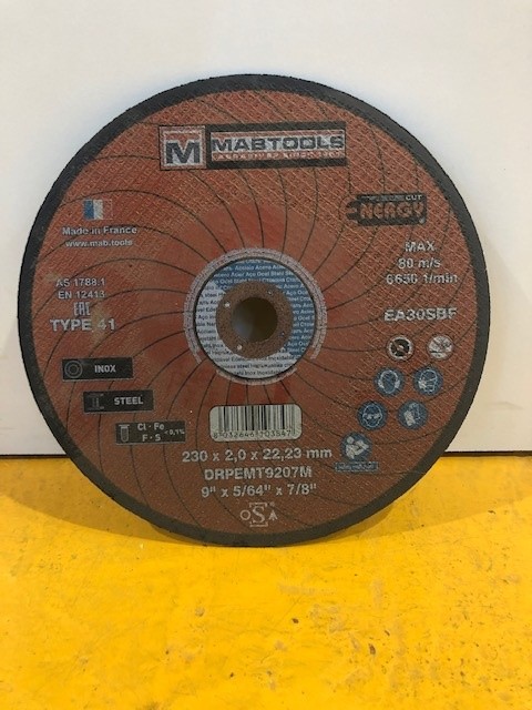 Disque à tronçonner INOX/ACIER plat /A24 FLEX di