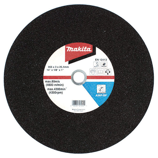Disque à tronçonner (pqt 5) Acier A30P plat 355x