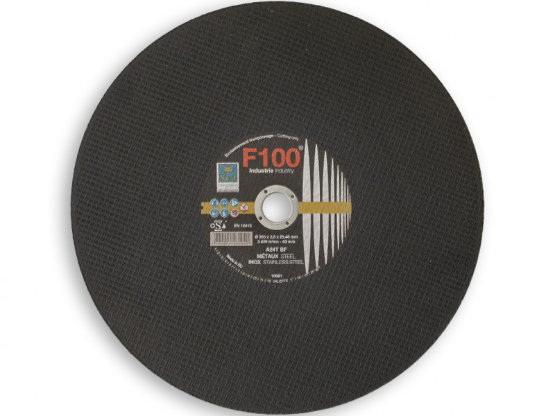 Disque à tronçonner/ébarder plat Métaux Acier 