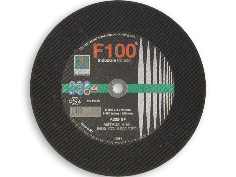 Disque à tronçonner/ébarder plat Métaux Acier 