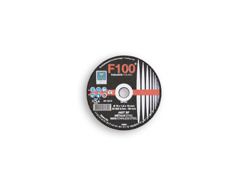 Disque a tronc INOX plat CHR 76x10 