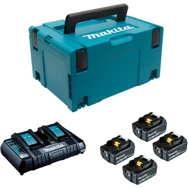 Pack 4 batteries MAKSTAR 18V Li-Ion 5,0Ah/BL1850+c