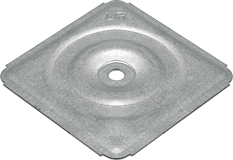 Plaquette de répartition GALVA 64x64 perçage 4.7