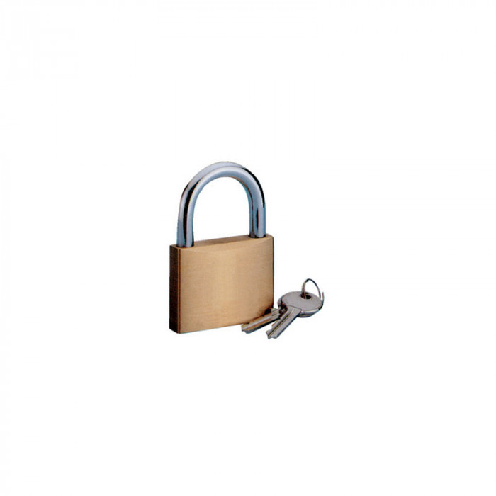 Cadenas laiton PYTHON largeur 60mm avec 3 clefs