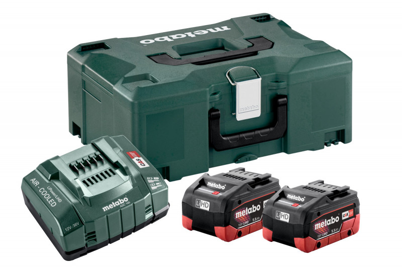 Pack 2 Batteries 18V LiHD 5.5Ah+Chargeur ASC ULTRA