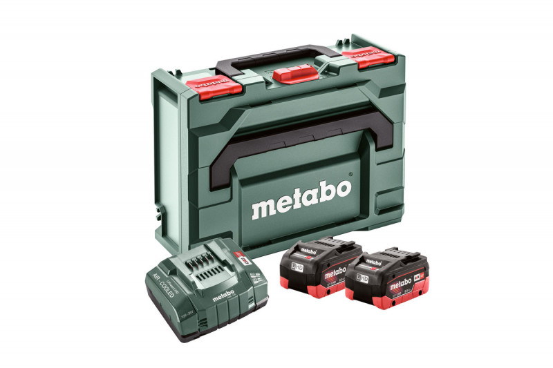 Pack 2 Batteries 18V 8Ah+Chargeur ASC ULTRA METABO