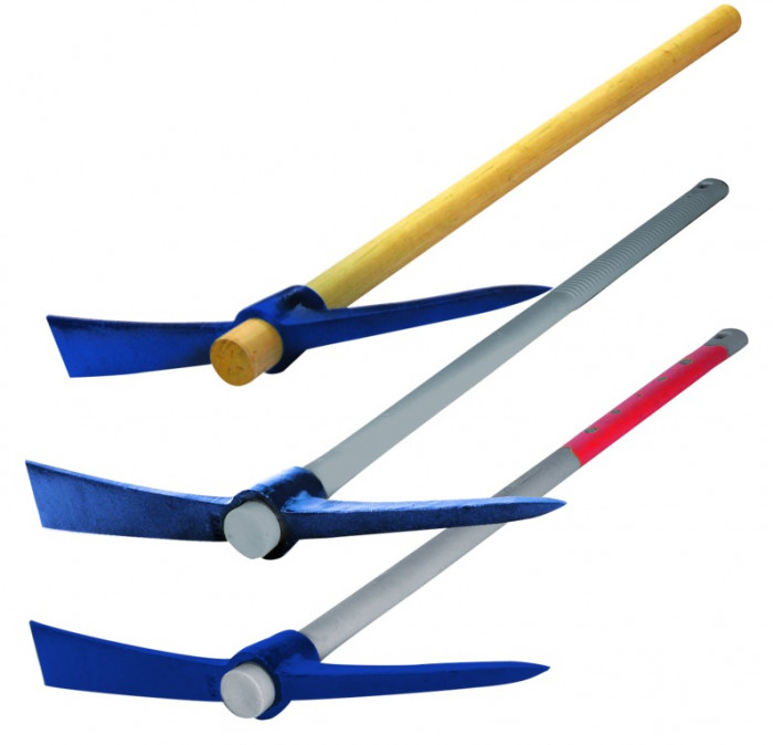 Pioche terrassier 2,5Kg avec manche FIBRAPLAST