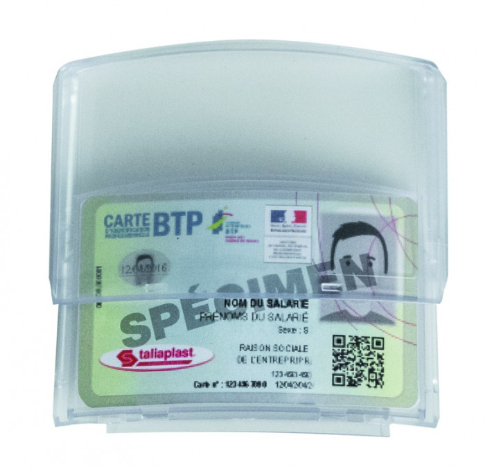 Porte Badge Casque adhésif