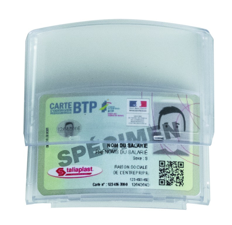 Porte Badge Casque adhésif