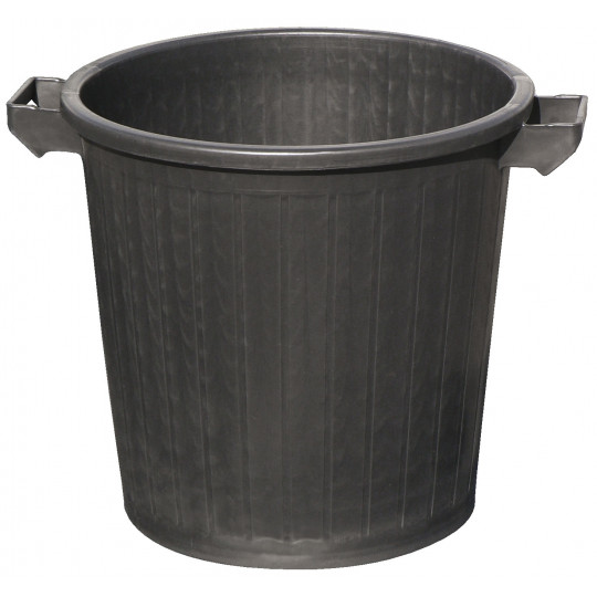 Poubelle de chantier plastique+couvercle 75L TALIA