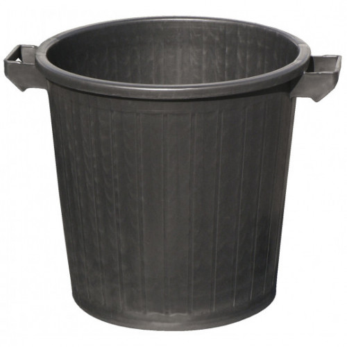 Poubelle de chantier plastique+couvercle 75L TALIA