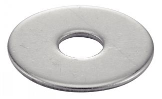 Rondelle super large découpée diam 16mm Inox A2-