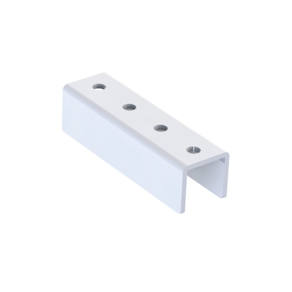 Raccord pour rail perfore 41x41 