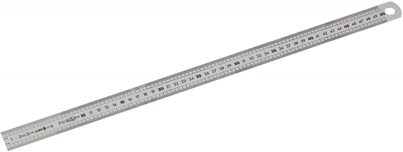 Réglet acier inox 499mm (CEE-cl2)